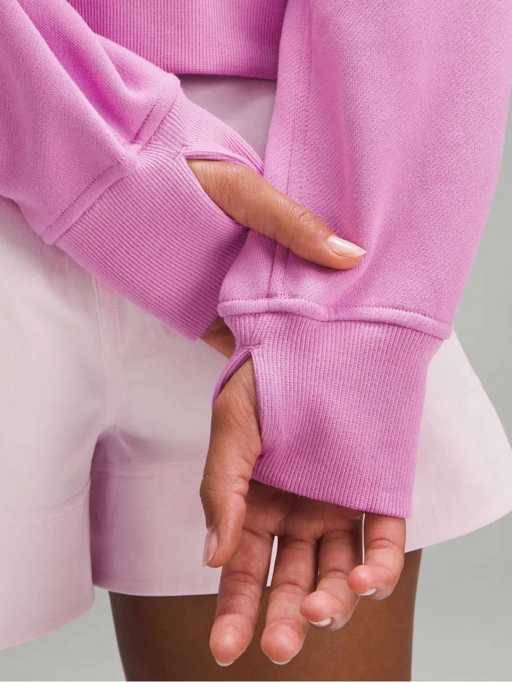 Lululemon Scuba Oversized Half-Zip Hoodie - Dahlia Mauve, XS/S